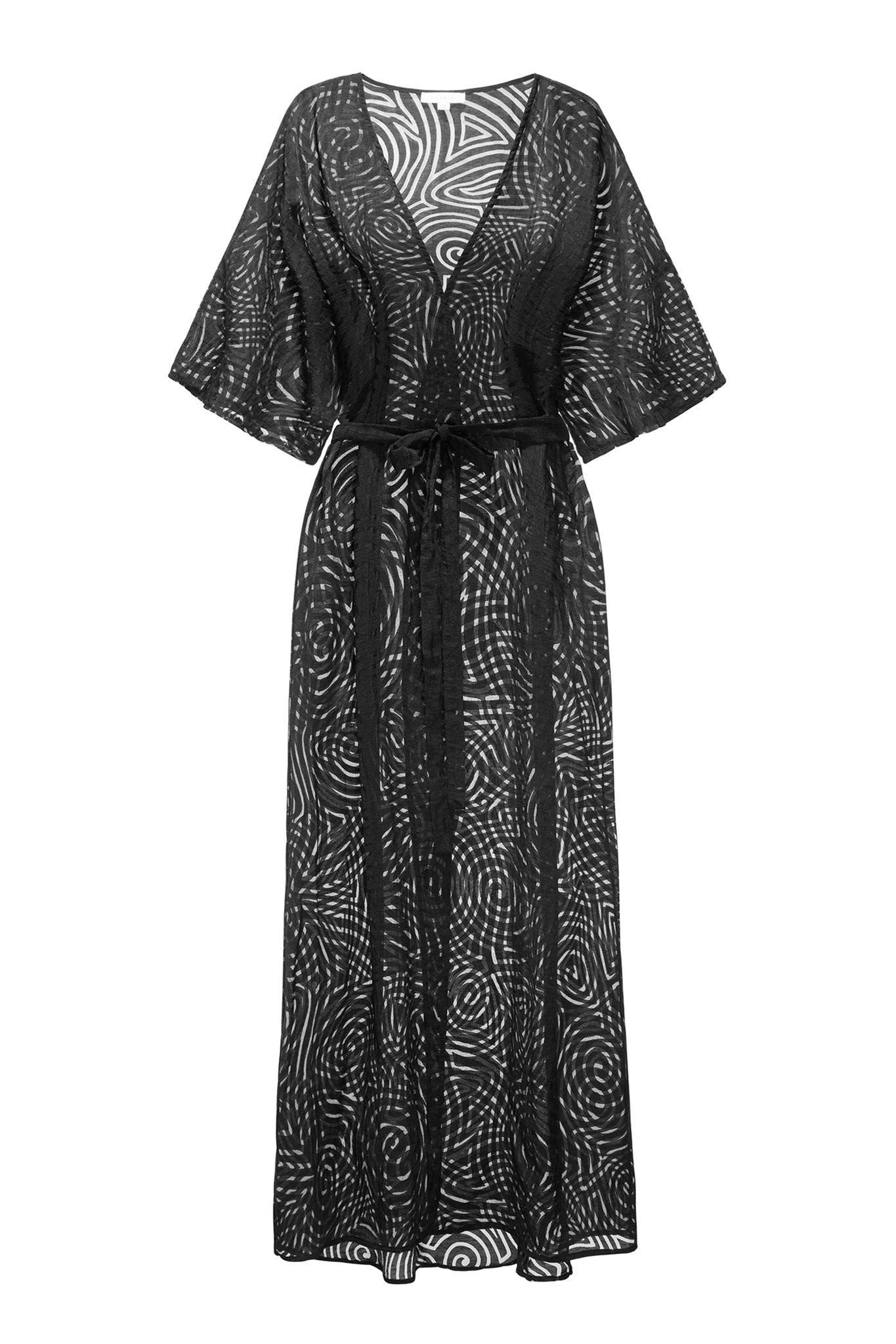 -MYKONOS- COVER-UP BLACK