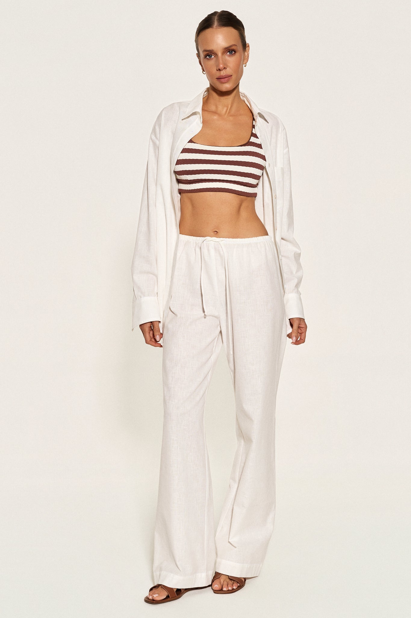 - SAO PAULO TROUSERS -  WHITE