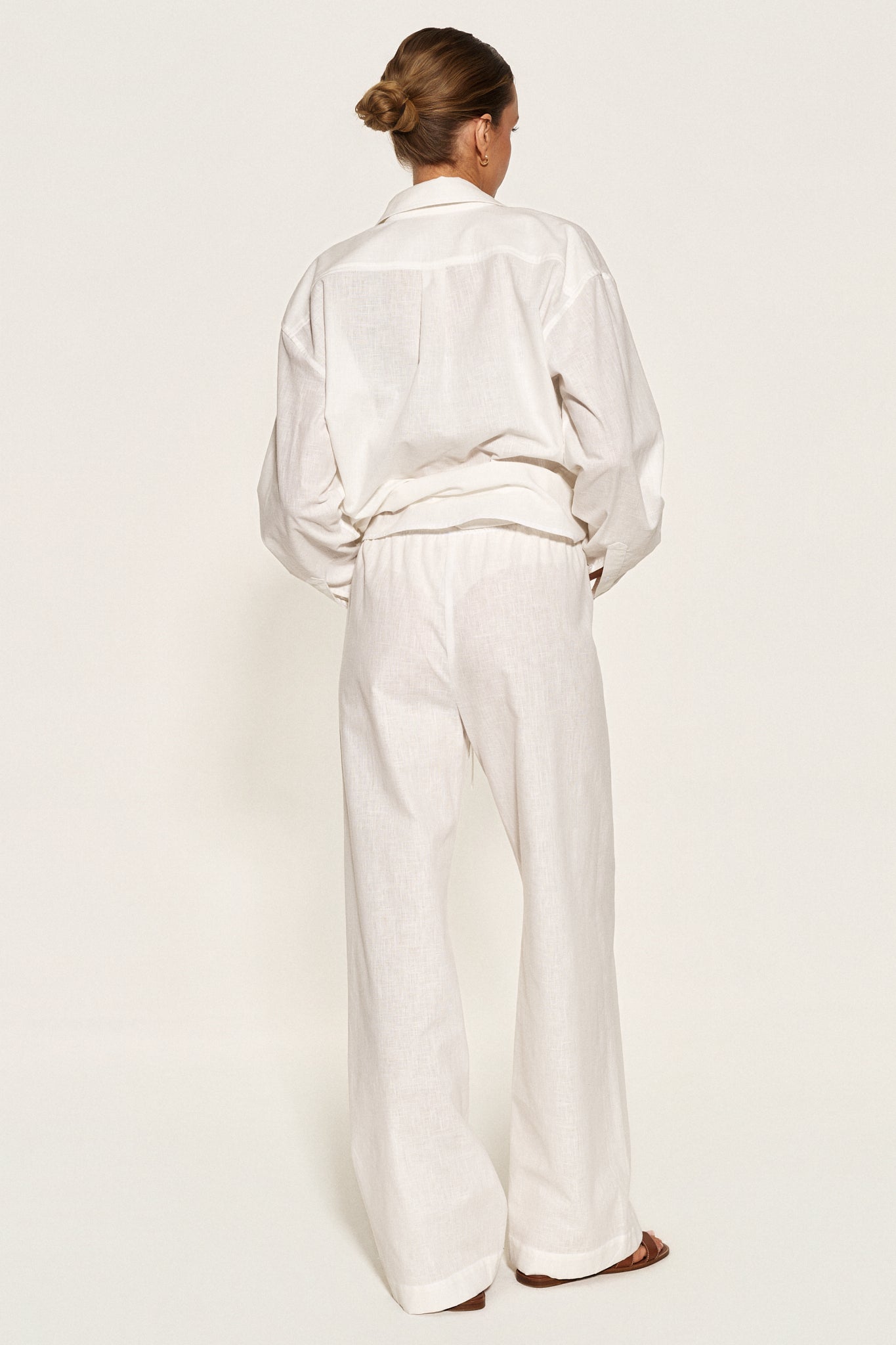 - SAO PAULO TROUSERS -  WHITE