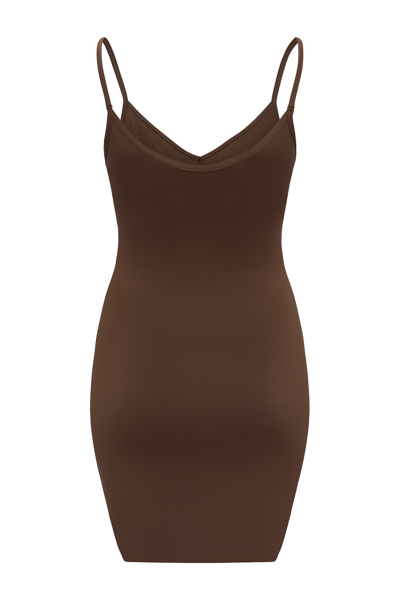 Minimal Swim Dress Chocolate