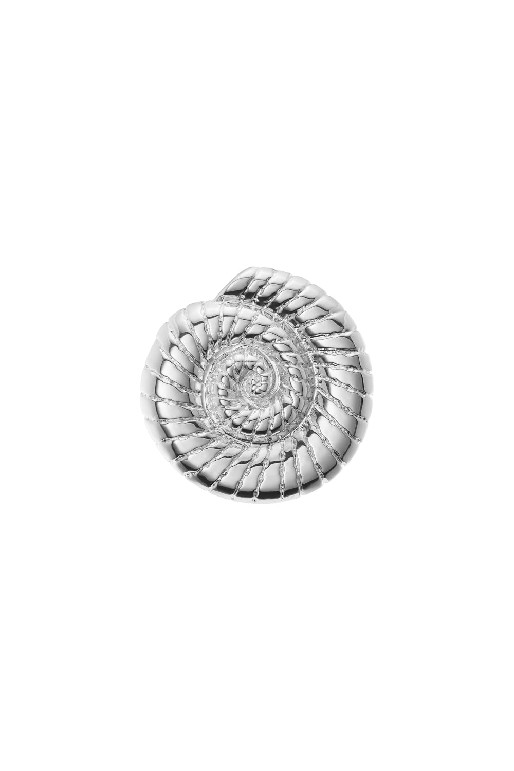SHELL RING - SILVER -